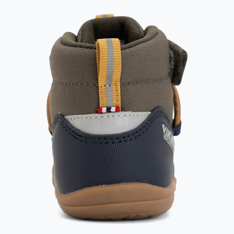 Topánky barefoot detské Viking Footwear Birch Barefoot Mid 1V Waterproof navy/olivová 6