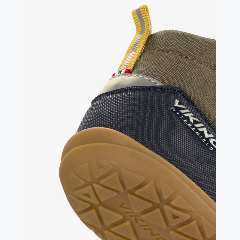 Topánky barefoot detské Viking Footwear Birch Barefoot Mid 1V Waterproof navy/olivová 13