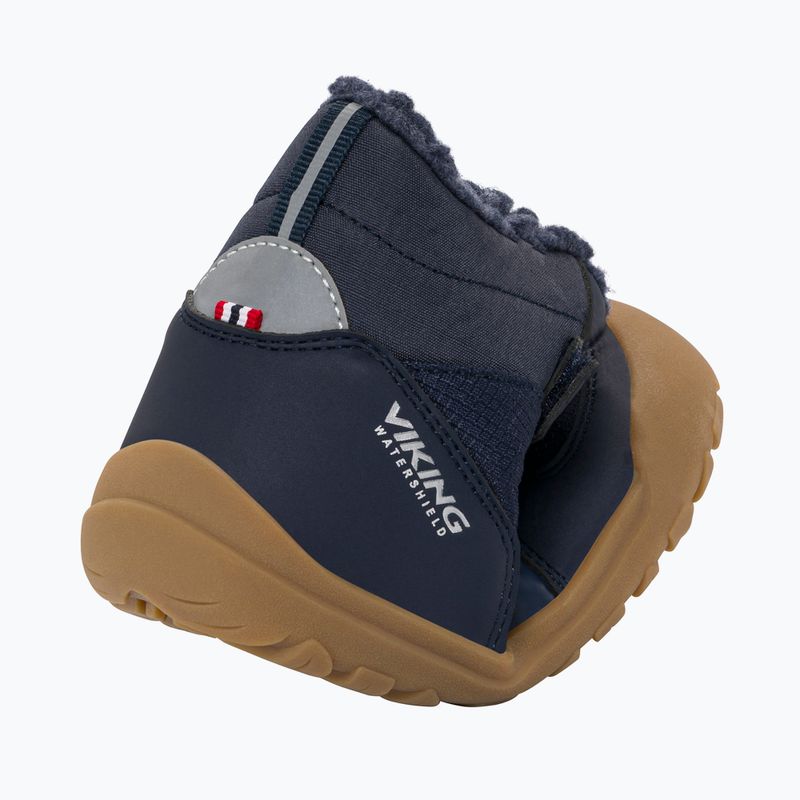 Detské barefoot snehule Viking Footwear Rowan Barefoot Warm Waterproof 2V navy 5