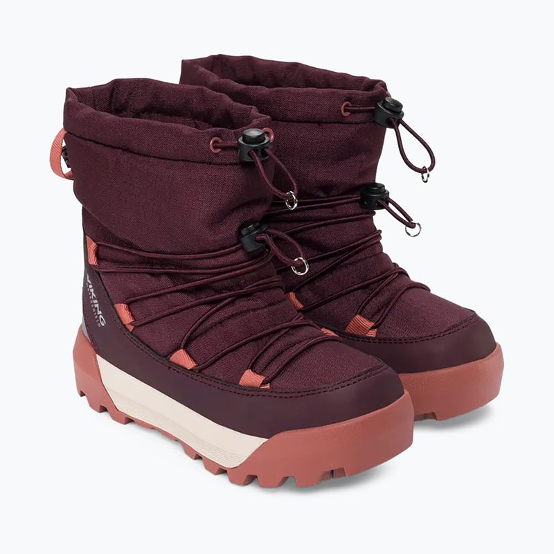 Detské snehule Viking Footwear Spaceship Warm SC Waterproof plum/pink 3