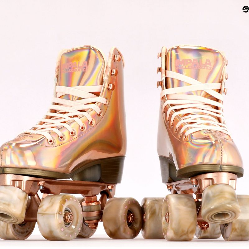 IMPALA Quad Skate Dámske korčule Gold IMPROLLER1 10