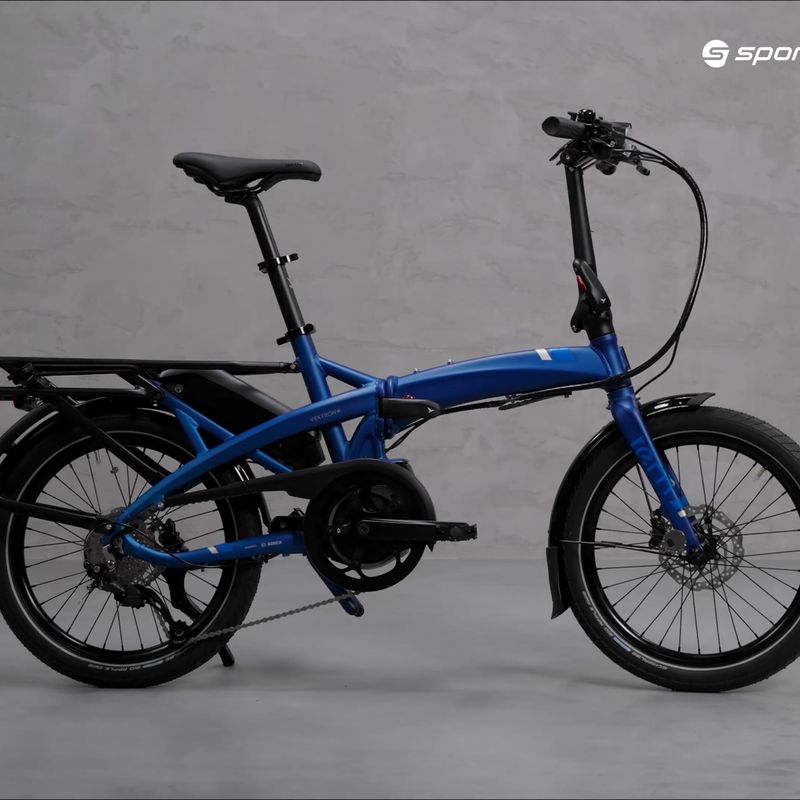 Tern Vektron Q9 Active elektrický bicykel modrý 4