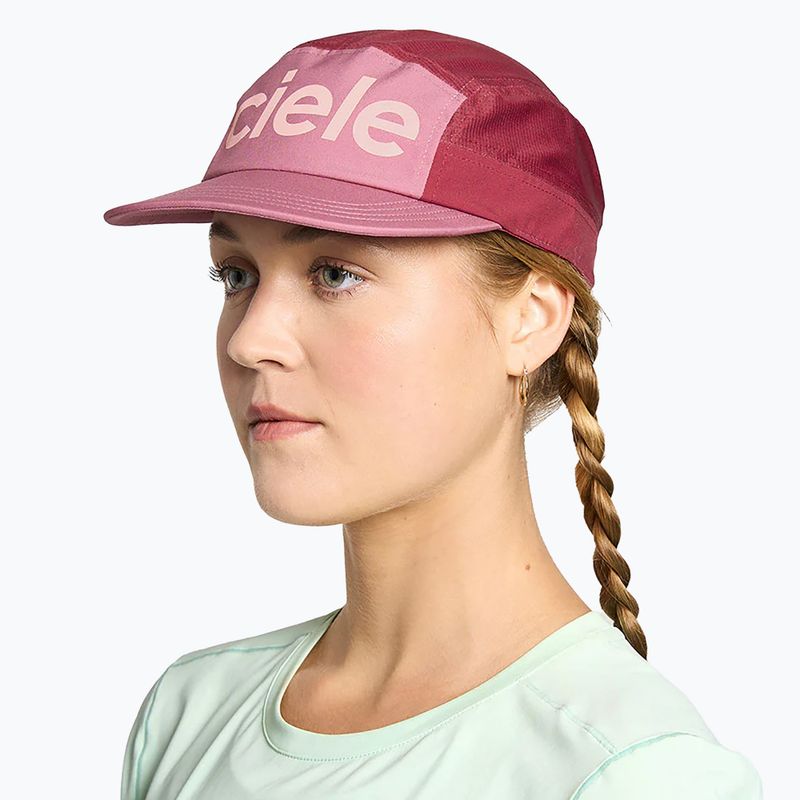 Ciele Athletics GOCap Comp Century deco rose/merlot baseballová čiapka 5