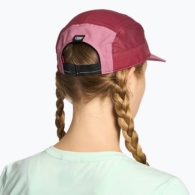 Ciele Athletics GOCap Comp Century deco rose/merlot baseballová čiapka 6