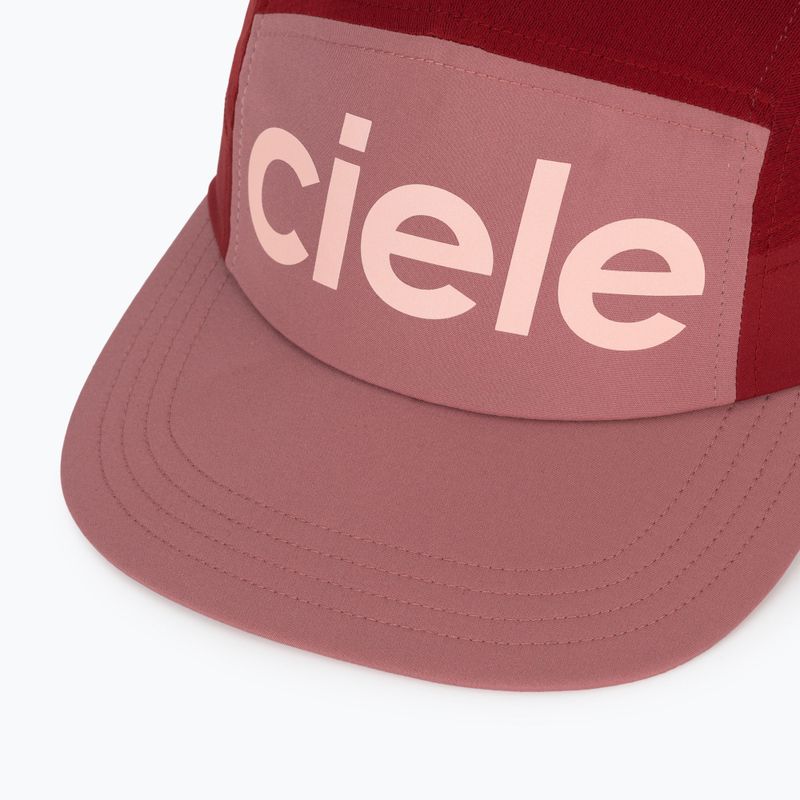 Ciele Athletics GOCap Comp Century deco rose/merlot baseballová čiapka 3