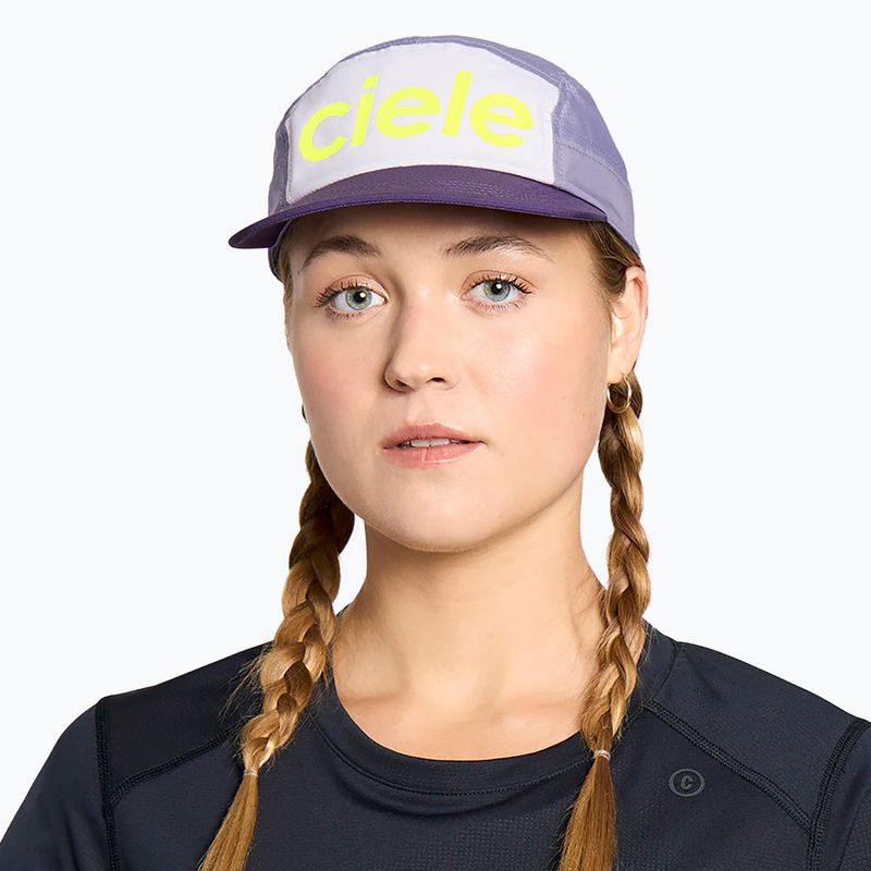 Kšiltovka Ciele Athletics GOCap Comp Century misty life/light grape 4