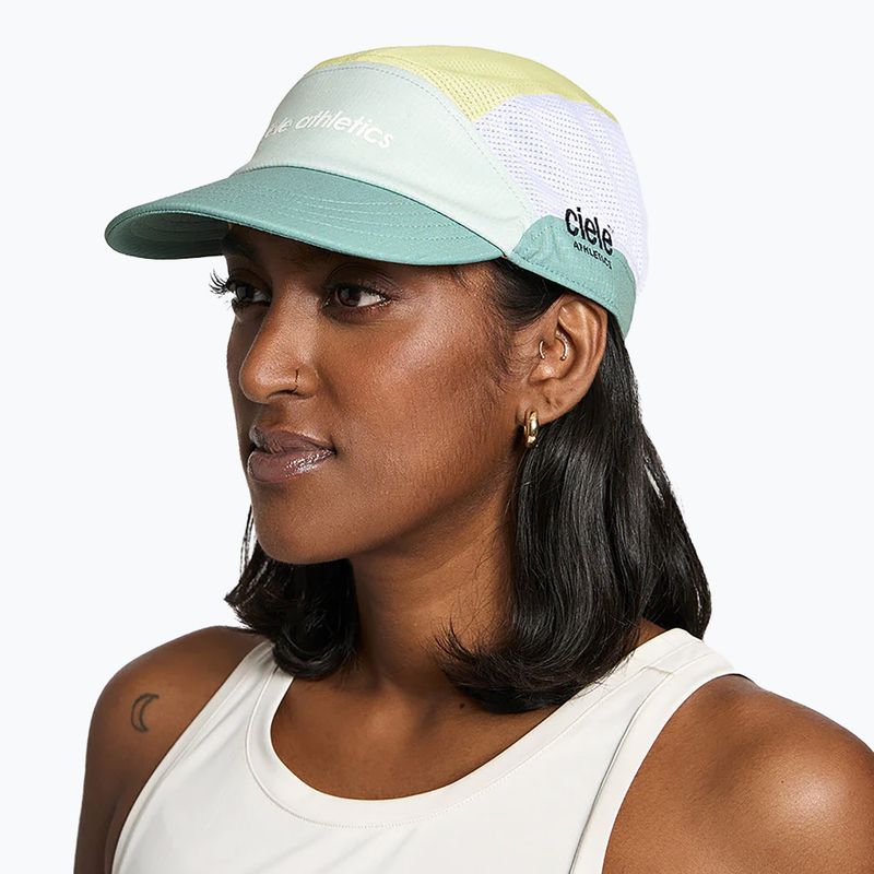 Ciele Athletics FSTCap SC Field Iconic SL dusty turquoise/glade baseballová čiapka 6