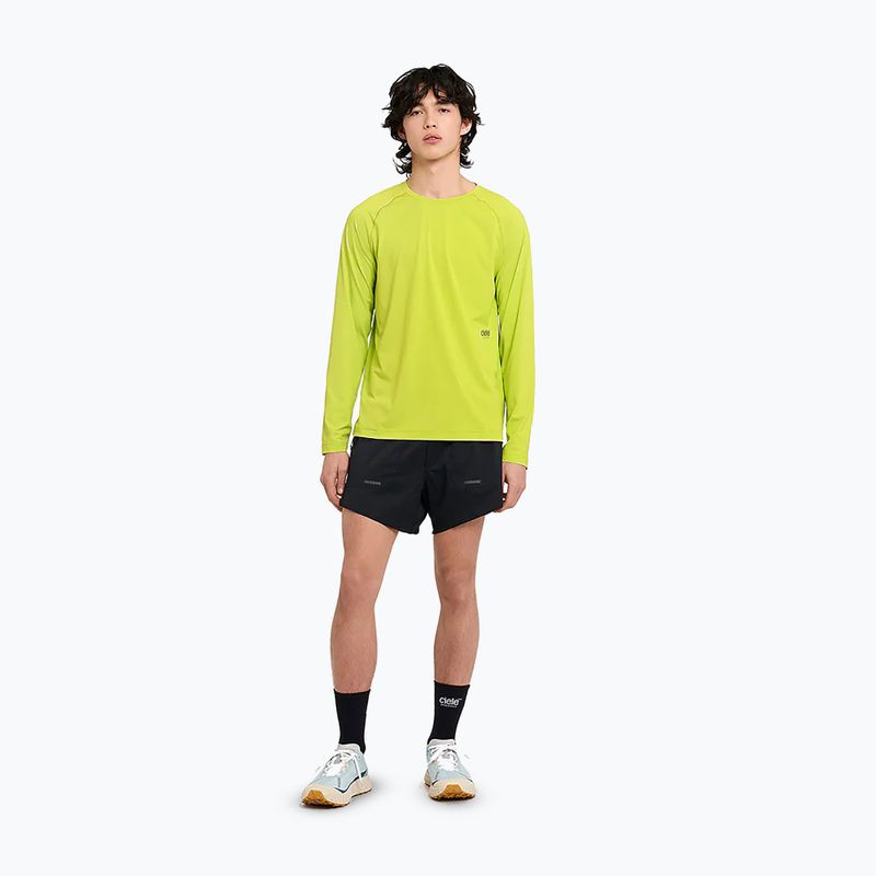 Pánske bežecké tričko longsleeve Ciele Athletics DLY lime green 2