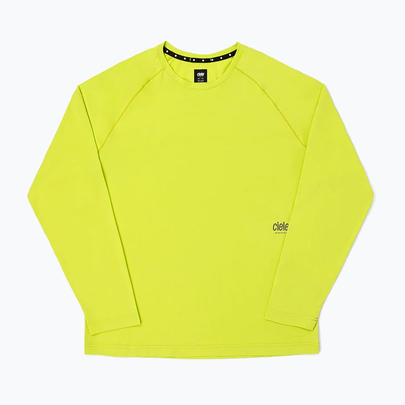 Pánske bežecké tričko longsleeve Ciele Athletics DLY lime green 5
