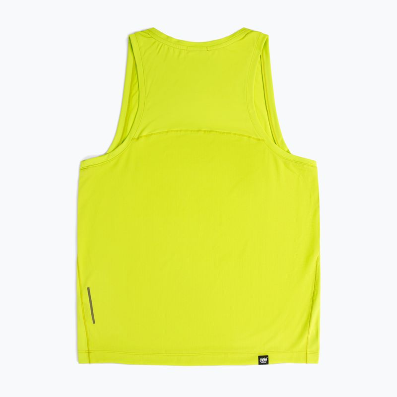 Pánske bežecké tričko Ciele Athletics DLY Singlet lime green 2