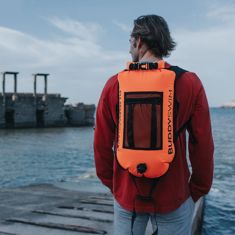 Záchranná bójka BuddySwim Backpack 28 l orange 7