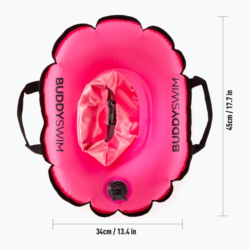 Bezpečnostná bójka BuddySwim Hydrastation 10 l pink 2
