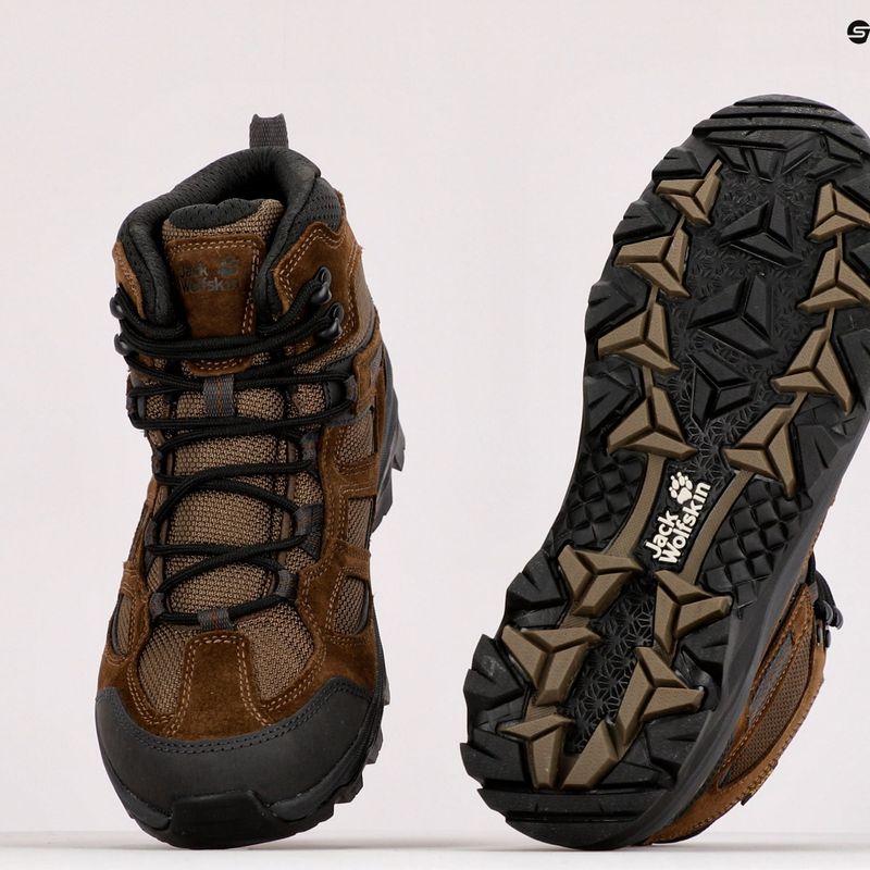 Jack Wolfskin pánske trekové topánky Vojo 3 Texapore brown 4042461_5298 9
