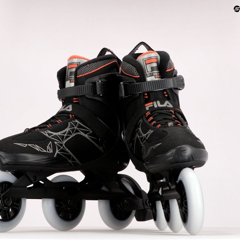 Pánske kolieskové korčule FILA Legacy Pro 100 black/red 9