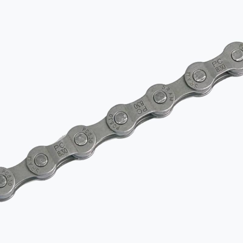 Cyklistická reťaz SRAM 10 CN PC830 W/ PWR šedá 46.2758.114.005 3