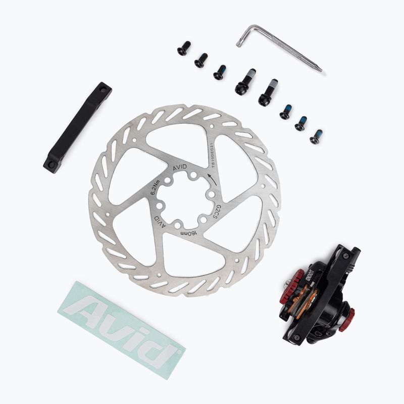 Mechanické kotúčové brzdy Avid 11A BB7 MTB FR/RR 160 IS 160G2 set 00.5016.166.010 5