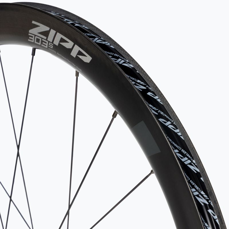 Zipp AMWH 303 S 12X100 čierne predné koleso na bicykel 00.1918.527.000 4