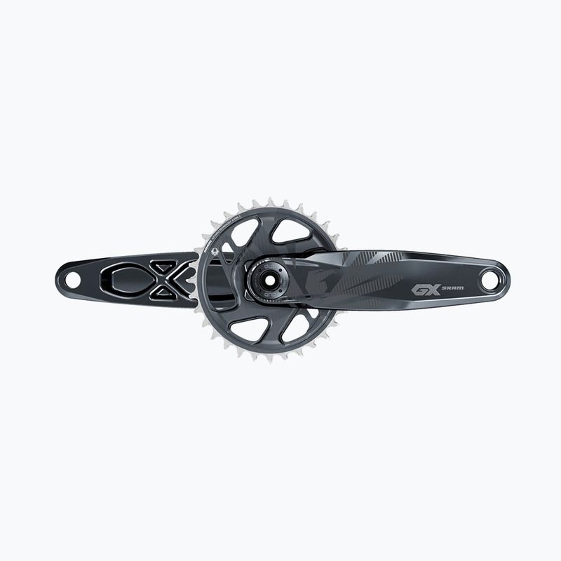 Kľukový mechanizmus 1x12 SRAM Am Fc Gx Eagle Dub 175 Lunar 3 black 00.6118.602.012