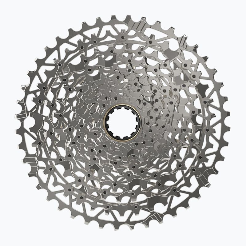 Cyklistická kazeta SRAM AM CS XG 1251 D1 XPLR 12 rz 10-44T silver