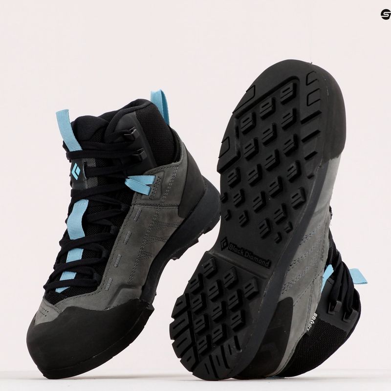 Dámska prístupová obuv Black Diamond Mission LT Mid WP Aprch grey 9