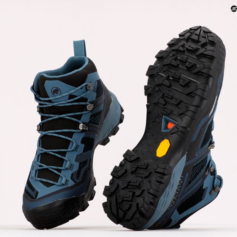 Pánske trekové topánky MAMMUT Ducan Mid GTX blue 10