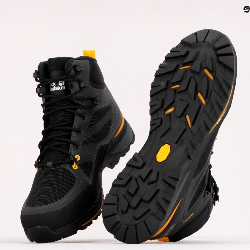 Jack Wolfskin Force Trekker Texapore pánske trekové topánky black 4048601_6055 9