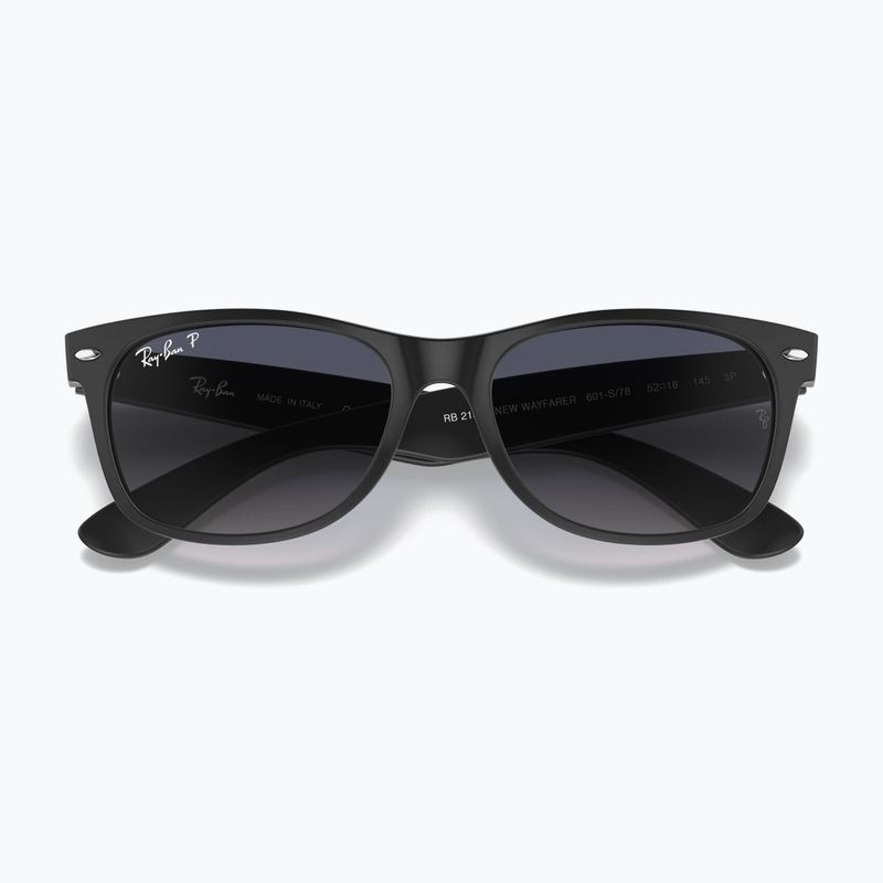 Slnečné okuliare Ray-Ban New Wayfarer Classic black matte/blue gradient 3