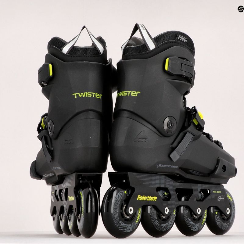Rollerblade Twister XT pánske kolieskové korčule čierne 07221000 1A1 13