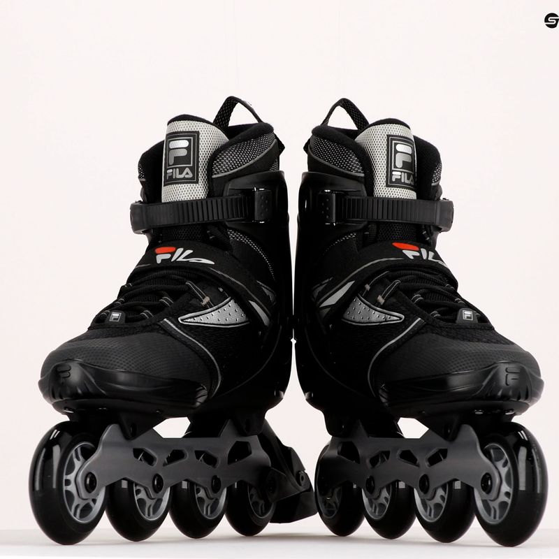 Pánske kolieskové korčule FILA Legacy Pro 80 black/silver/red 9