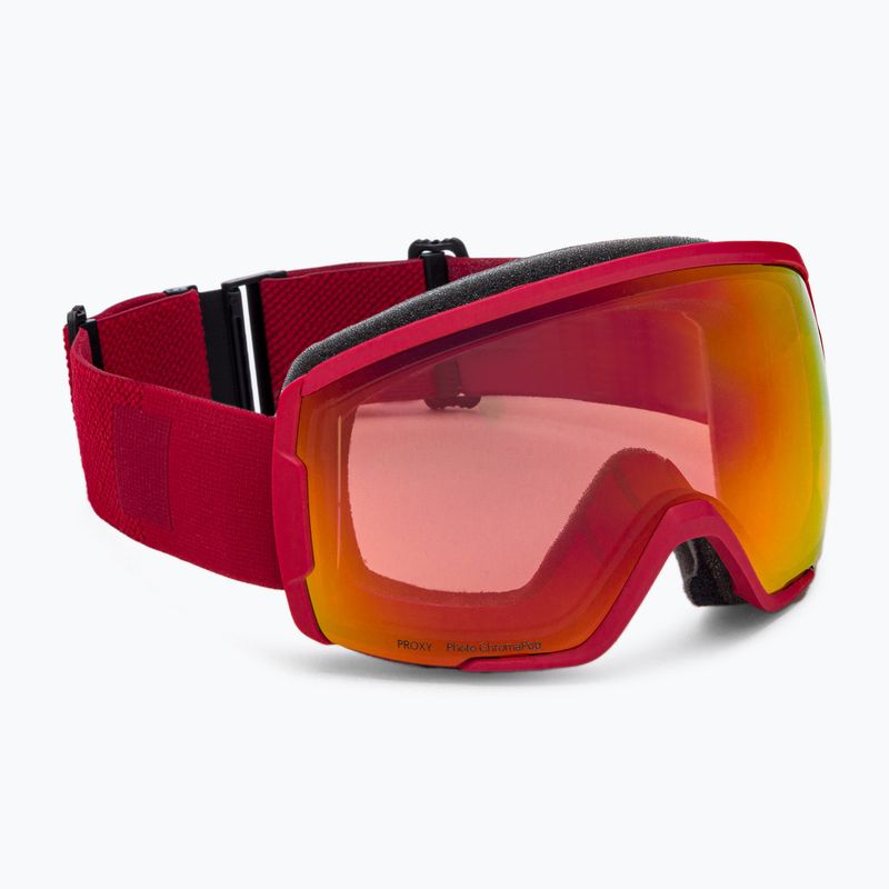 Lyžiarske okuliare Smith Proxy lava/chromapop photochromic red mirror M741