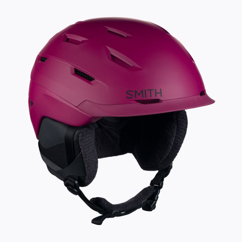 Dámska lyžiarska prilba Smith Liberty Mips bordová E0063009C5155
