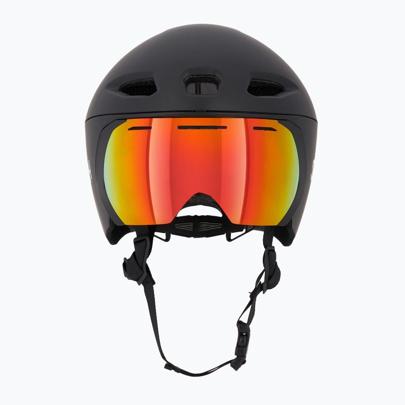 Cyklistická prilba Smith Jetstream TT matná čierna/chromapop červená zrkadlová/čierna 2