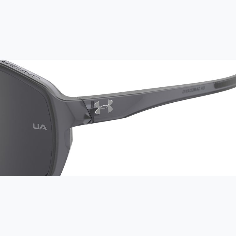 Pánske slnečné okuliare Under Armour Gameday/G S3 crystal grey/silver oleofóbne 7