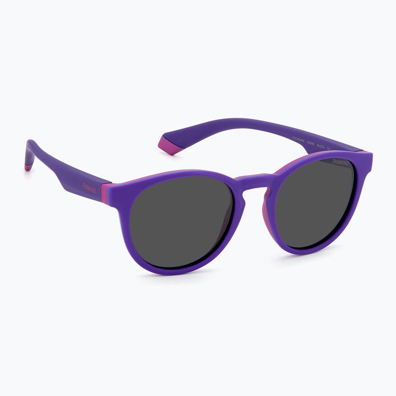 Detské slnečné okuliare Polaroid PLD 8048/S lilac violet/grey polarized