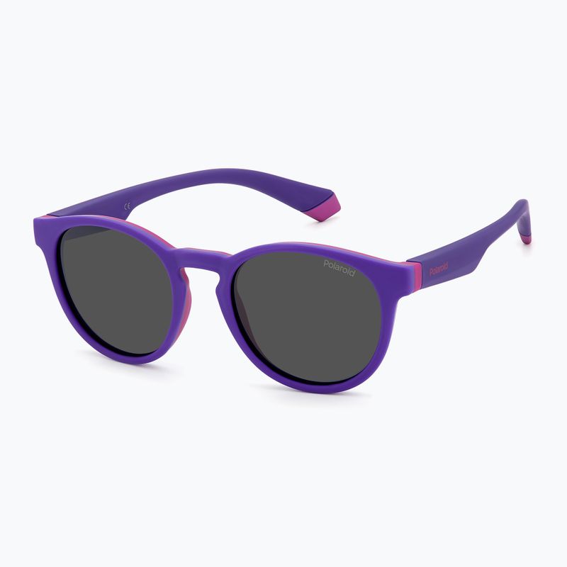 Detské slnečné okuliare Polaroid PLD 8048/S lilac violet/grey polarized 2