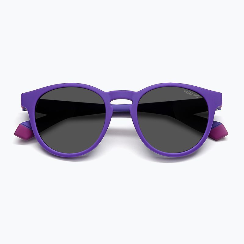 Detské slnečné okuliare Polaroid PLD 8048/S lilac violet/grey polarized 4