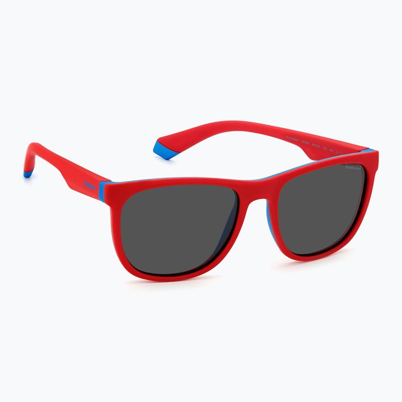 Detské slnečné okuliare Polaroid PLD 8049/S red blue/grey polarized