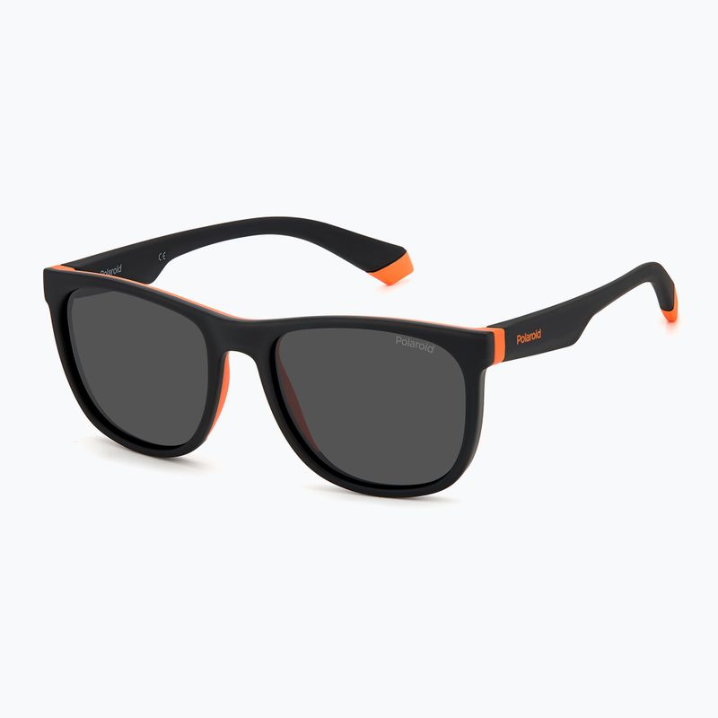 Detské slnečné okuliare Polaroid PLD 8049/S black orange/grey polarized 2