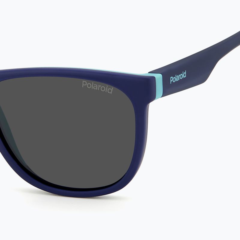 Detské polarizačné slnečné okuliare Polaroid PLD 8049/S blue azure/grey 5