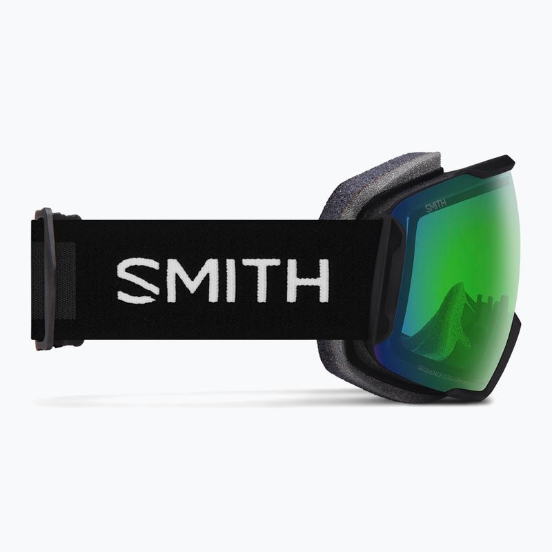 Lyžiarske okuliare Smith Sequence OTG S2 black/chromapop everyday green mirror 4