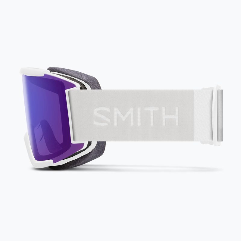 Lyžiarske okuliare  Smith Squad white vapor/chromapop everyday violet mirror/clear 4