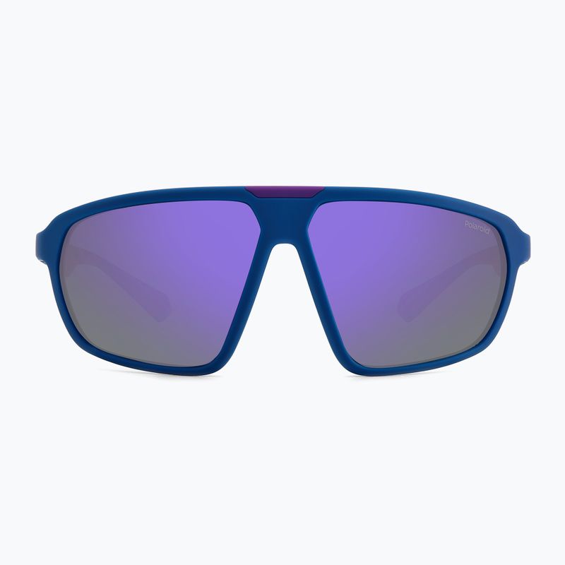 Slnečné okuliare Polaroid PLD 2142/S semi matt blue violet azure/violet mirror polarized 3