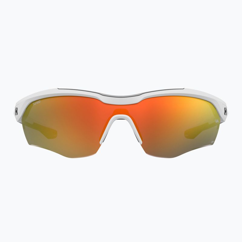 Pánske slnečné okuliare Under Armour Yard Pro matte white/orange multilayer oleophobic 3