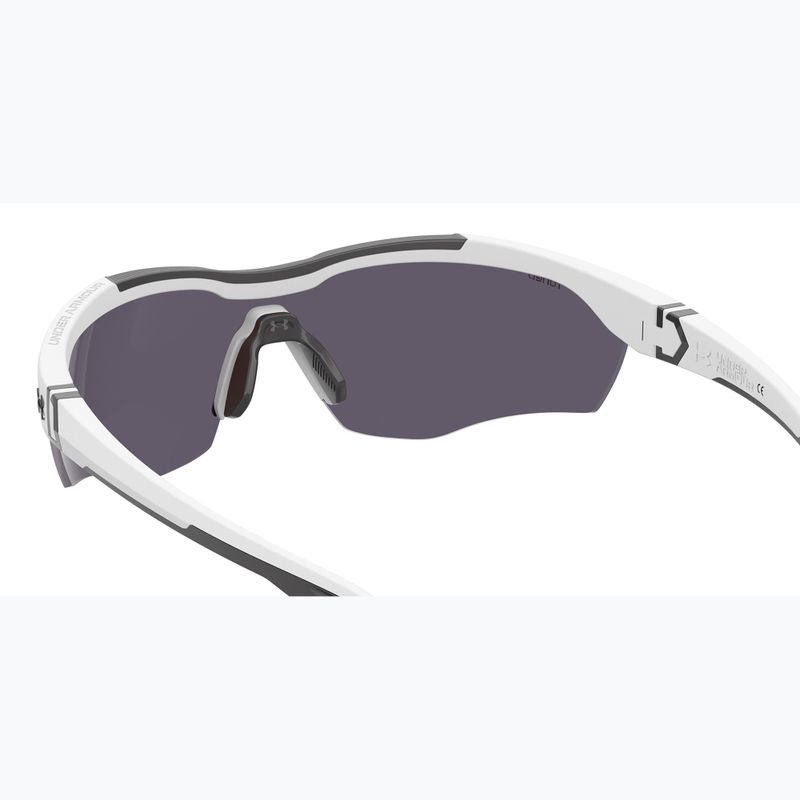 Pánske slnečné okuliare Under Armour Yard Pro matte white/orange multilayer oleophobic 6
