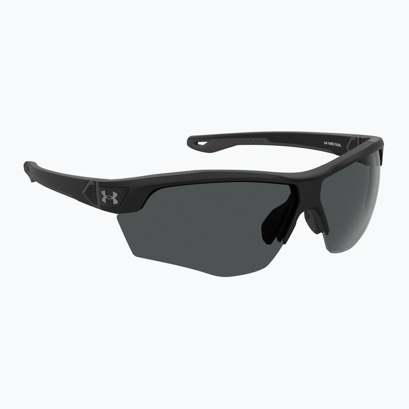 Slnečné okuliare Under Armour Yard Dual S3 matné čierne/sivé oleofóbne
