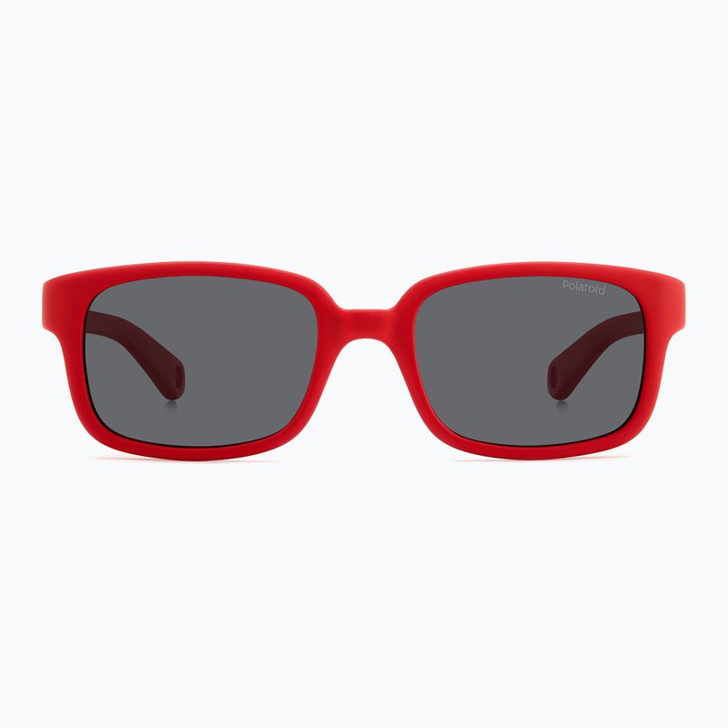Detské slnečné okuliare Polaroid PLD K008/S matte red/grey polarized 3