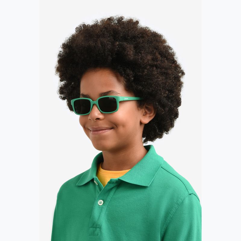 Detské slnečné okuliare Polaroid PLD K008/S matte green/grey polarized 7