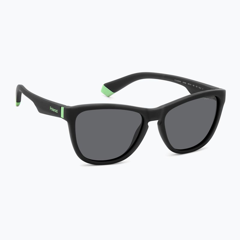 Detské slnečné okuliare Polaroid PLD 8056/S matte black/grey polarized