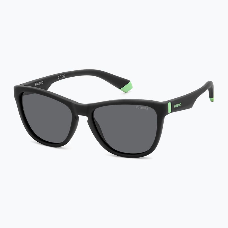 Detské slnečné okuliare Polaroid PLD 8056/S matte black/grey polarized 2