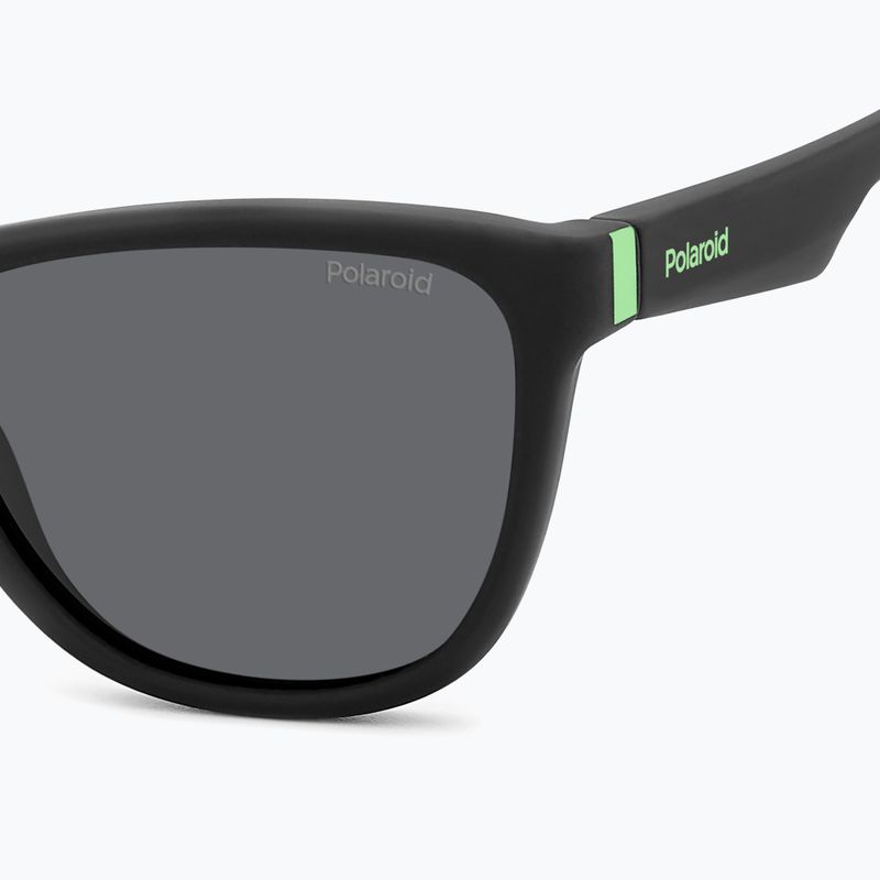 Detské slnečné okuliare Polaroid PLD 8056/S matte black/grey polarized 5